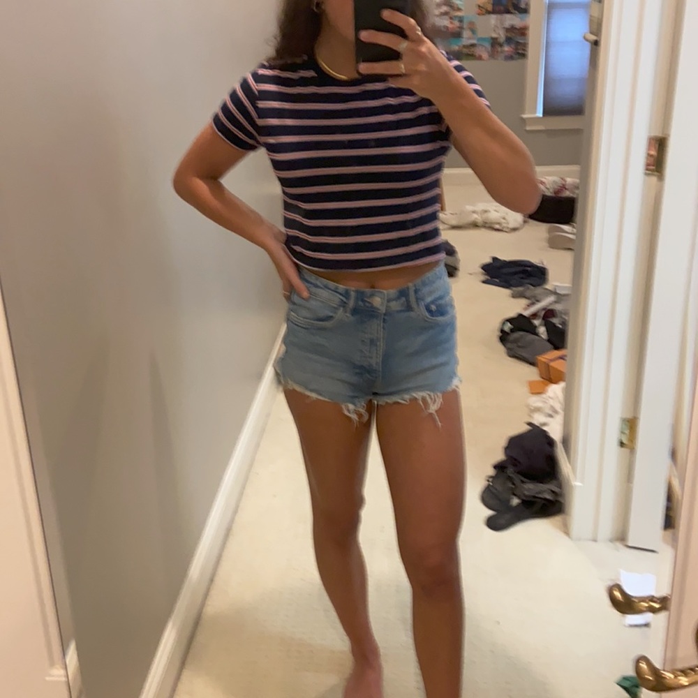 Brandy Melville Striped Baby Tshirt